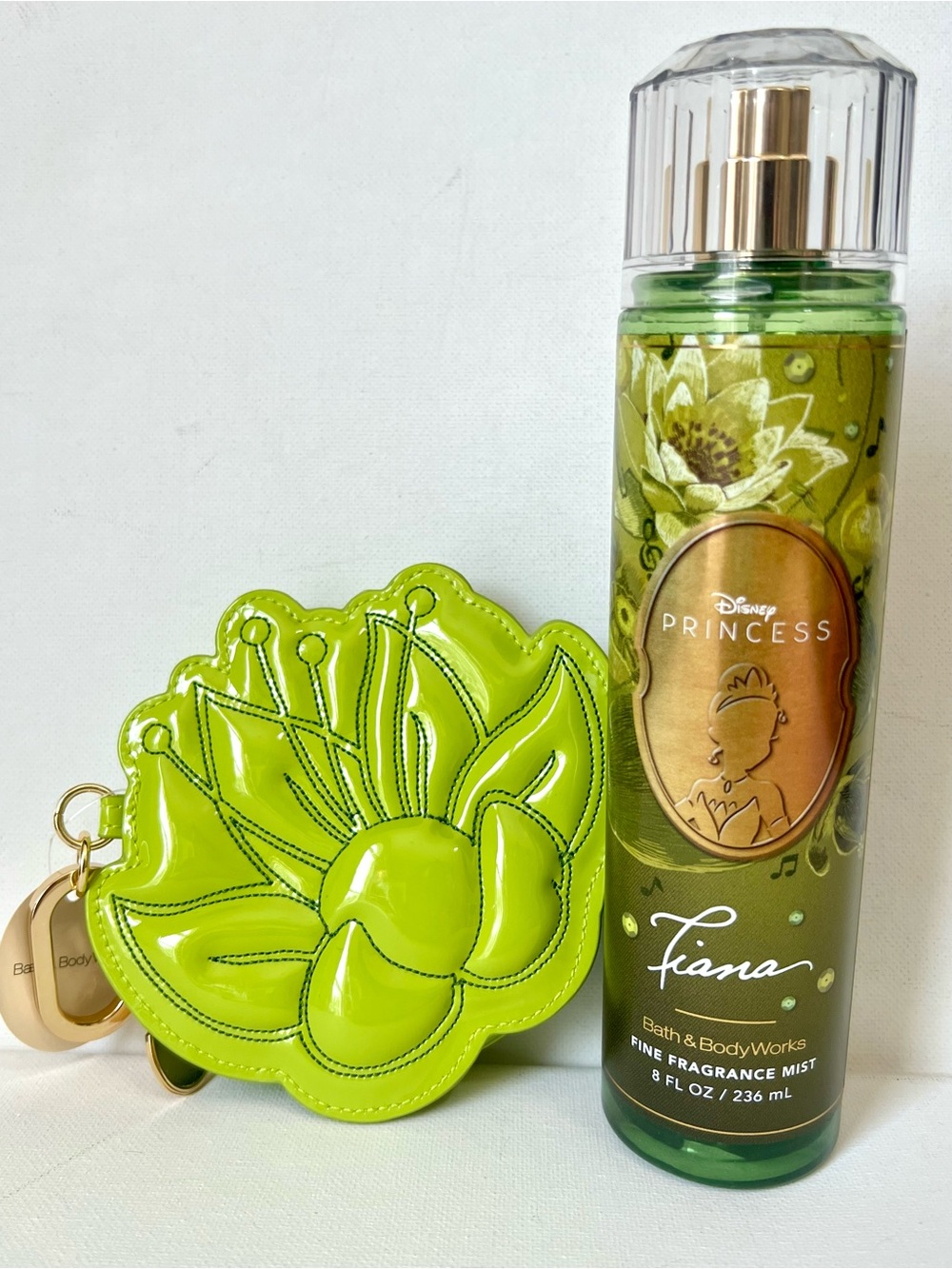 Bath & Body Works Tiana Fine Fragrance Mist and Coin Purse Bag Charm
